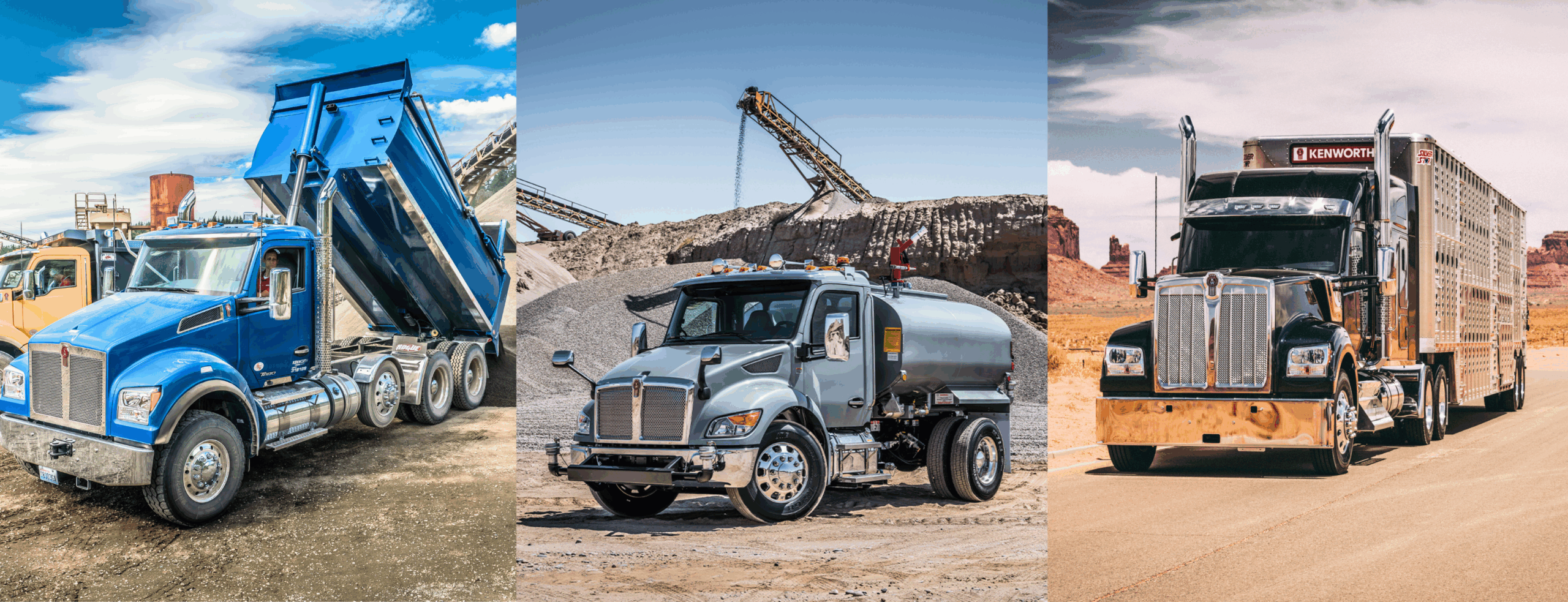 Kenworth truck collage