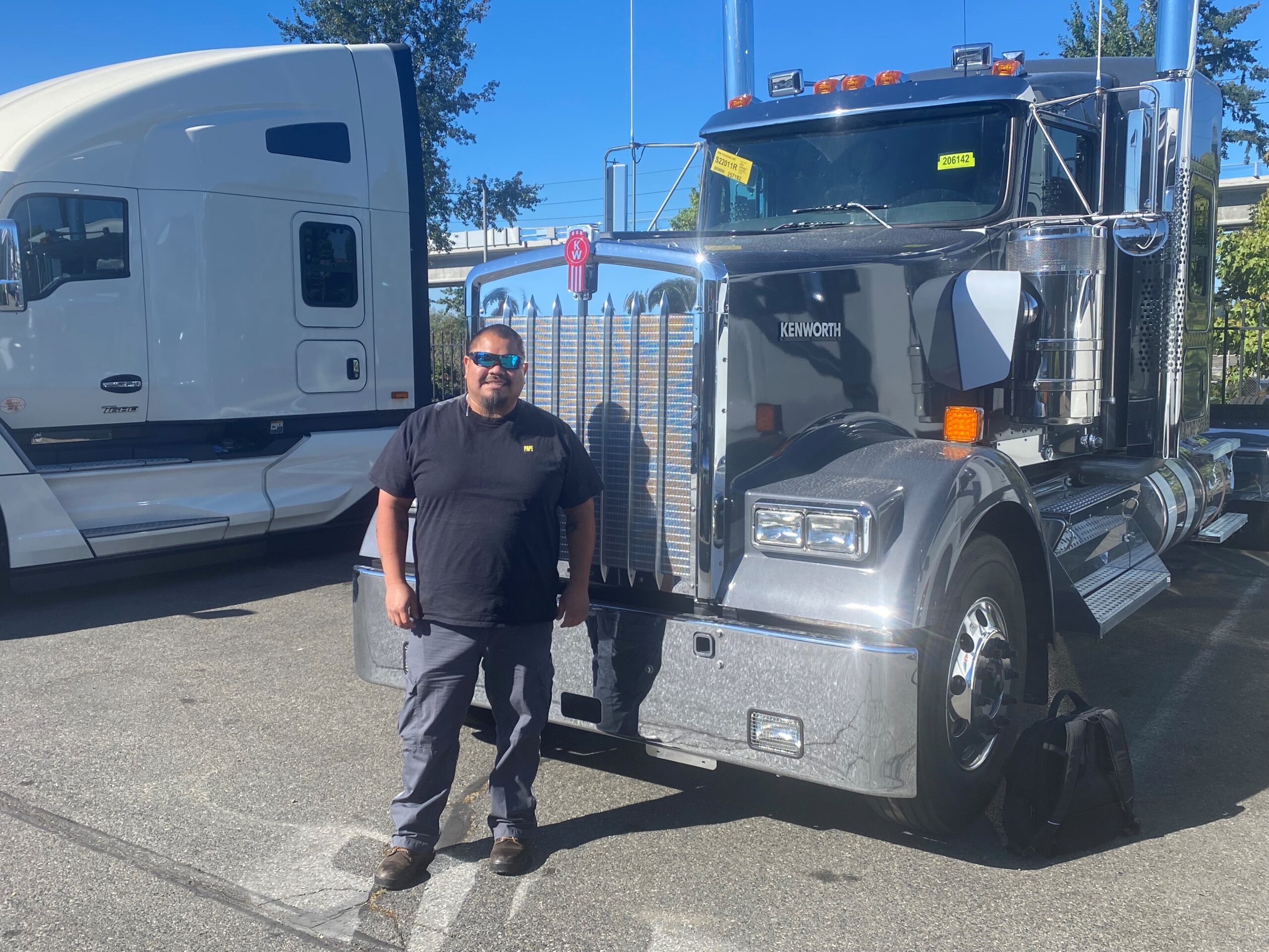 Kenworth truck driver