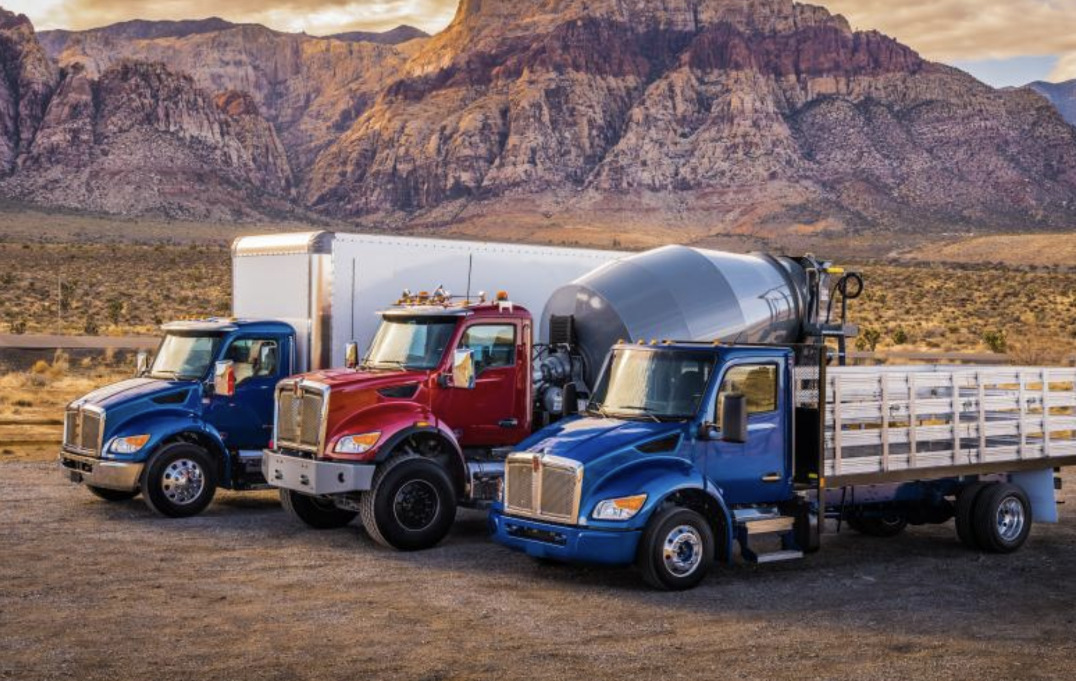 Kenworth trucks scenic shot